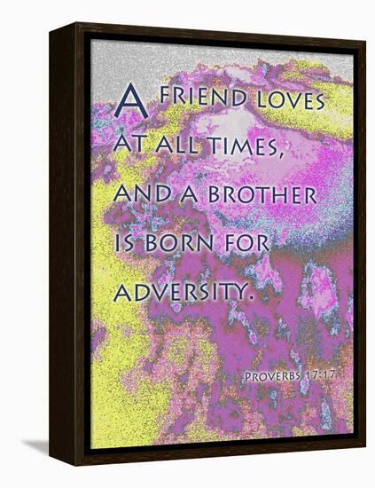 Proverbs 17:9-Cathy Cute-Framed Premier Image Canvas