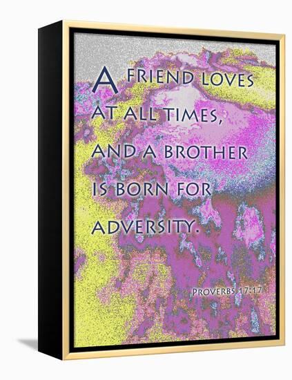 Proverbs 17:9-Cathy Cute-Framed Premier Image Canvas