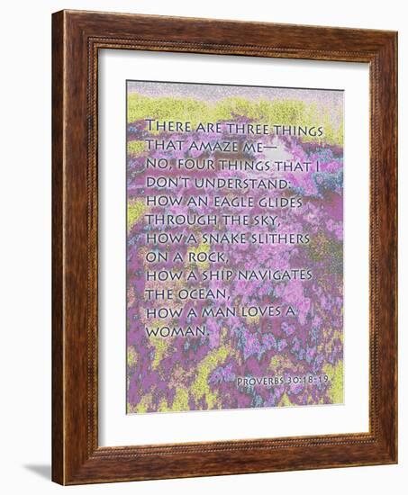 Proverbs 30:18-19-Cathy Cute-Framed Giclee Print