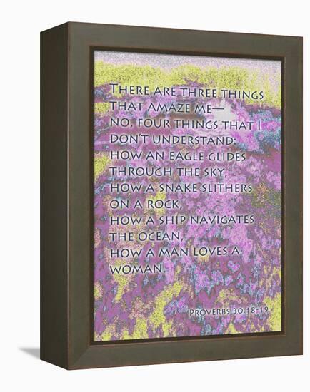 Proverbs 30:18-19-Cathy Cute-Framed Premier Image Canvas