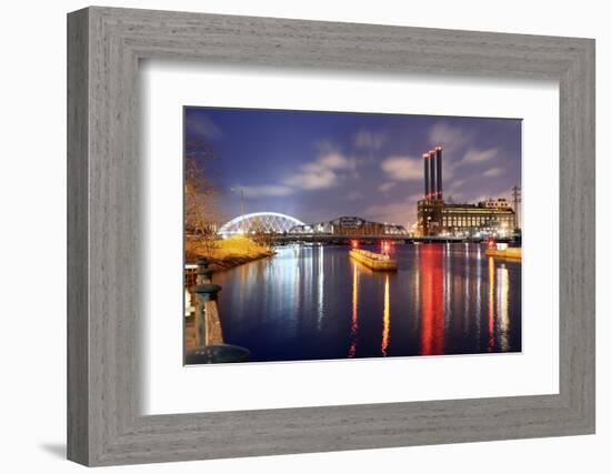 Providence River in Providence, Rhode Island-SeanPavonePhoto-Framed Photographic Print