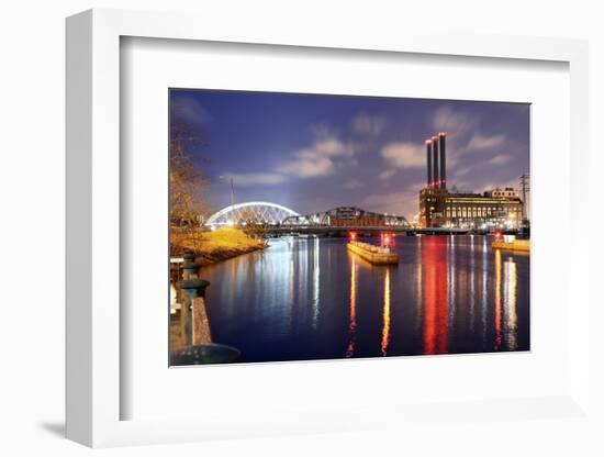 Providence River in Providence, Rhode Island-SeanPavonePhoto-Framed Photographic Print