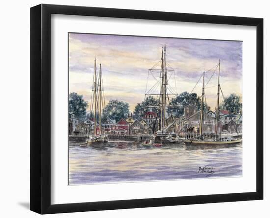 Providence Town-Stanton Manolakas-Framed Giclee Print