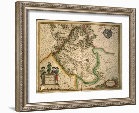 Province of Vicenza from Theatrum Civitatum Et Admirandorum Italiae-Joan Blaeu-Framed Giclee Print