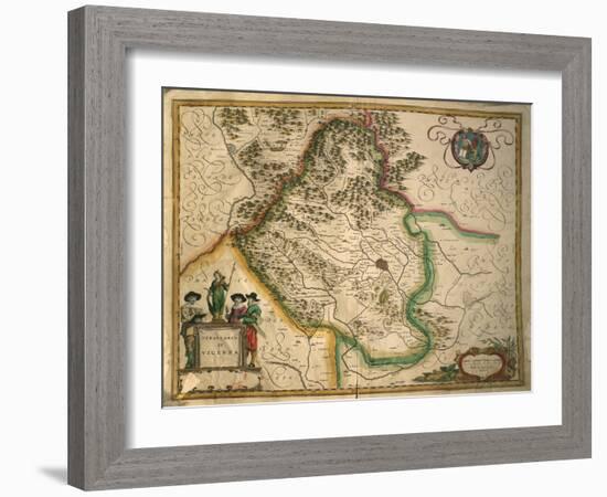 Province of Vicenza from Theatrum Civitatum Et Admirandorum Italiae-Joan Blaeu-Framed Giclee Print