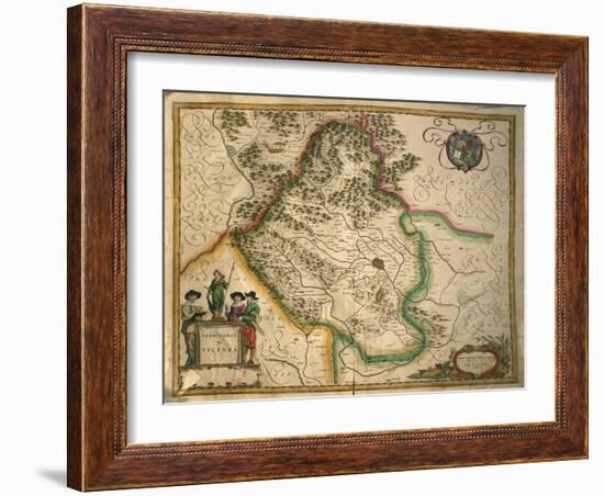 Province of Vicenza from Theatrum Civitatum Et Admirandorum Italiae-Joan Blaeu-Framed Giclee Print