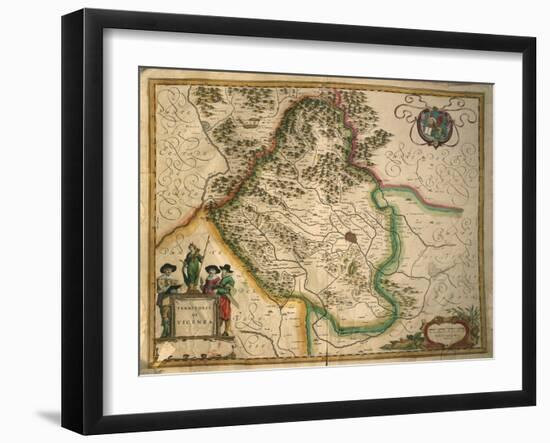 Province of Vicenza from Theatrum Civitatum Et Admirandorum Italiae-Joan Blaeu-Framed Giclee Print