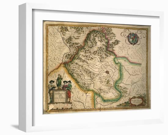 Province of Vicenza from Theatrum Civitatum Et Admirandorum Italiae-Joan Blaeu-Framed Giclee Print