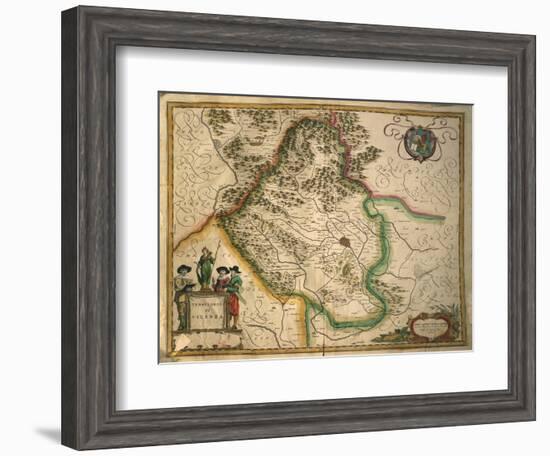 Province of Vicenza from Theatrum Civitatum Et Admirandorum Italiae-Joan Blaeu-Framed Giclee Print