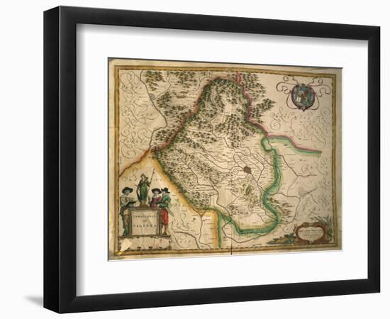 Province of Vicenza from Theatrum Civitatum Et Admirandorum Italiae-Joan Blaeu-Framed Giclee Print