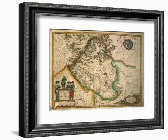 Province of Vicenza from Theatrum Civitatum Et Admirandorum Italiae-Joan Blaeu-Framed Giclee Print