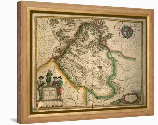 Province of Vicenza from Theatrum Civitatum Et Admirandorum Italiae-Joan Blaeu-Framed Premier Image Canvas