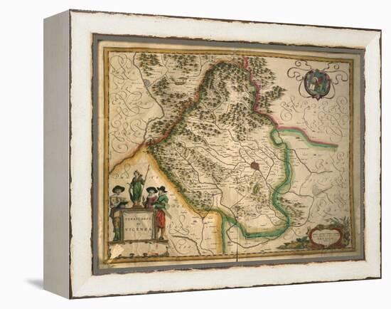 Province of Vicenza from Theatrum Civitatum Et Admirandorum Italiae-Joan Blaeu-Framed Premier Image Canvas