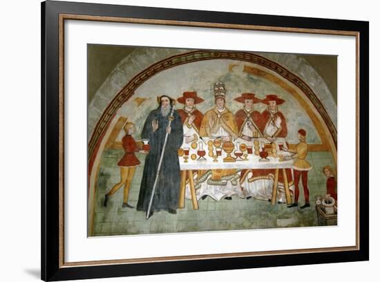 Proving His Innocence for Having Broken Eucharistic Fasting-null-Framed Giclee Print