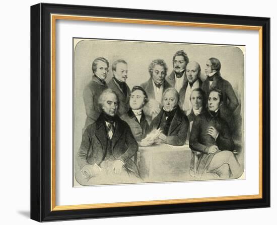 Provisional Government of the Second French-Achille Deveria-Framed Giclee Print