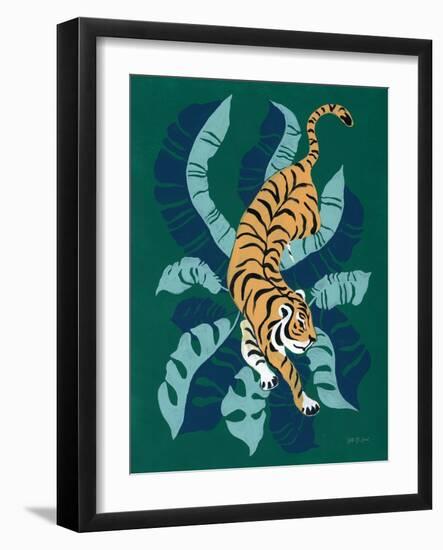 Prowling Tiger-Yvette St. Amant-Framed Art Print