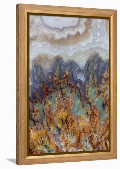 Prudent Man Agate, Origin Idaho-Darrell Gulin-Framed Premier Image Canvas