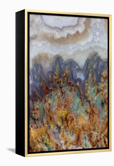 Prudent Man Agate, Origin Idaho-Darrell Gulin-Framed Premier Image Canvas