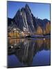 Prusik Peak Reflected in Gnome Tarn, Enchantment Lakes, Washington, USA-Jamie & Judy Wild-Mounted Photographic Print