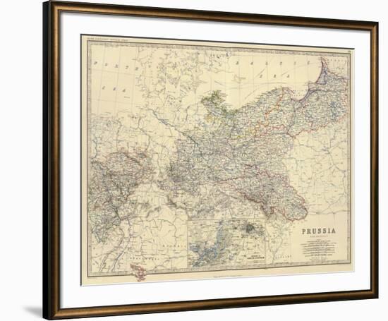 Prussia, c.1861-Alexander Keith Johnston-Framed Art Print