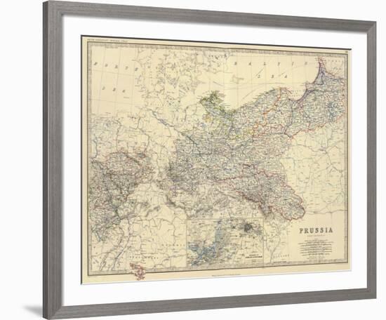 Prussia, c.1861-Alexander Keith Johnston-Framed Art Print