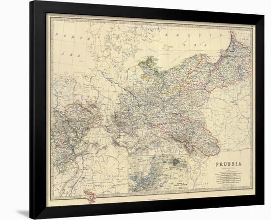 Prussia, c.1861-Alexander Keith Johnston-Framed Art Print