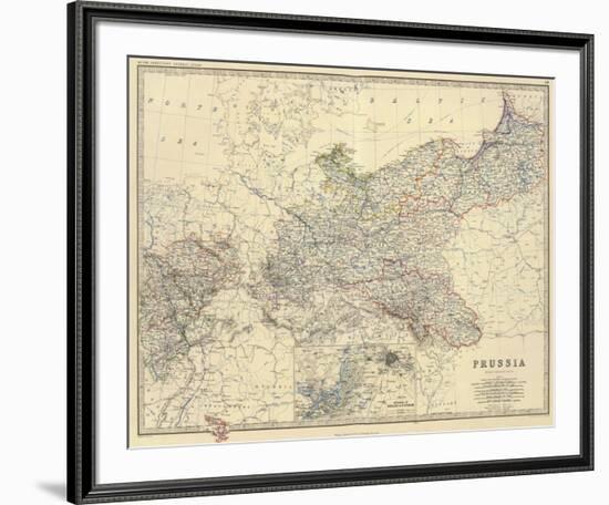 Prussia, c.1861-Alexander Keith Johnston-Framed Art Print