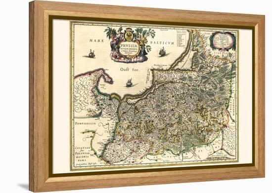 Prussia-Willem Janszoon Blaeu-Framed Stretched Canvas