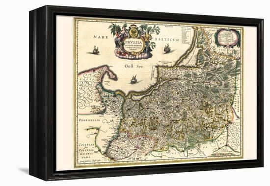 Prussia-Willem Janszoon Blaeu-Framed Stretched Canvas