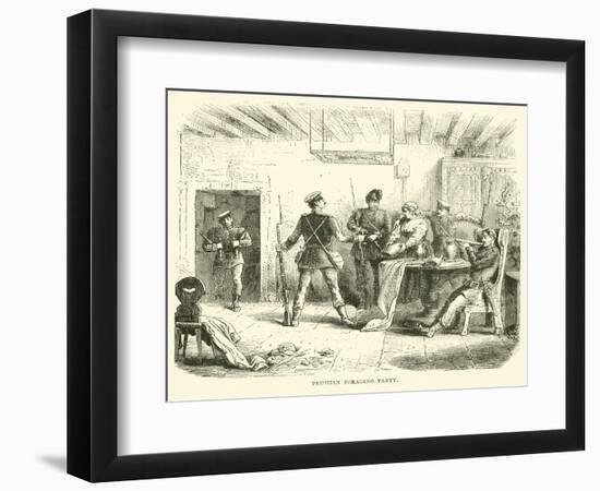 Prussian Foraging Party, March 1871-null-Framed Giclee Print