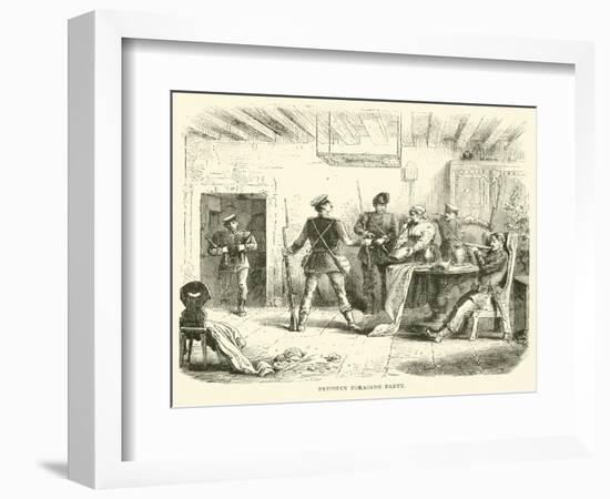 Prussian Foraging Party, March 1871-null-Framed Giclee Print