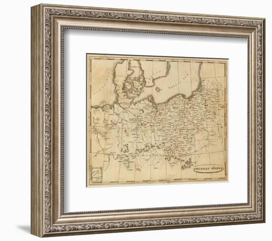 Prussian States, c.1812-Aaron Arrowsmith-Framed Art Print