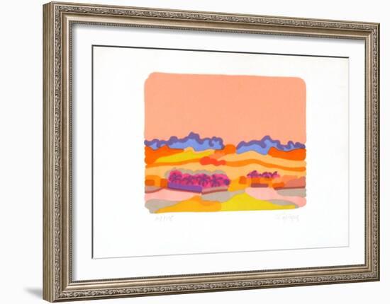 PS - L'oasis-Charles Lapicque-Framed Limited Edition