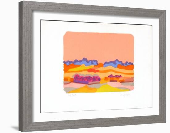 PS - L'oasis-Charles Lapicque-Framed Limited Edition