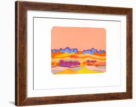 PS - L'oasis-Charles Lapicque-Framed Limited Edition