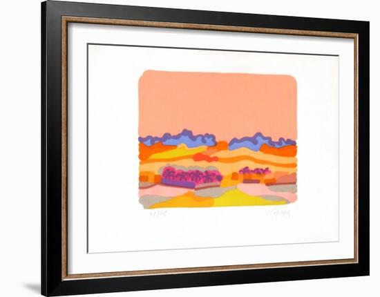 PS - L'oasis-Charles Lapicque-Framed Limited Edition