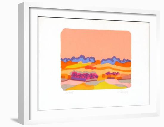 PS - L'oasis-Charles Lapicque-Framed Limited Edition