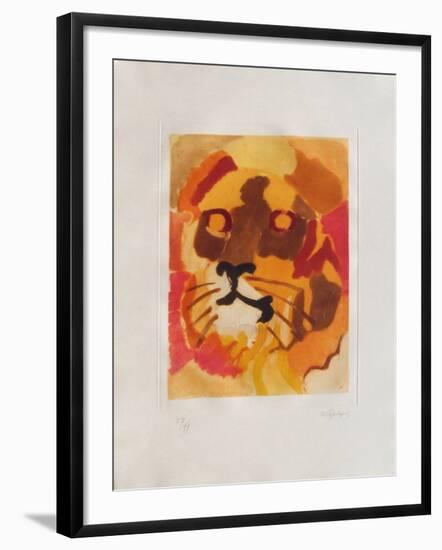 PS - Le lion I-Charles Lapicque-Framed Limited Edition