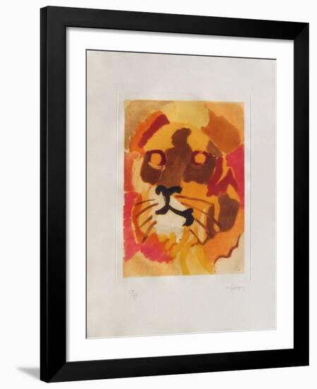 PS - Le lion I-Charles Lapicque-Framed Limited Edition