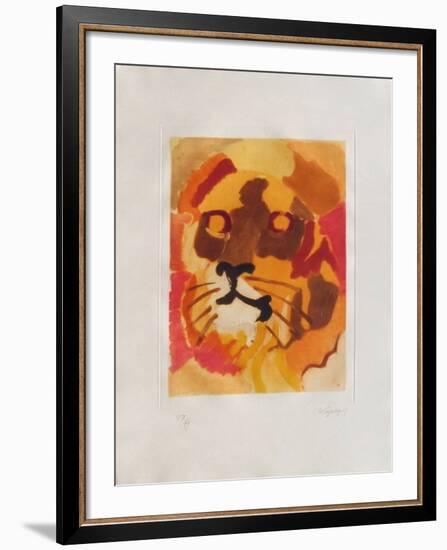 PS - Le lion I-Charles Lapicque-Framed Limited Edition