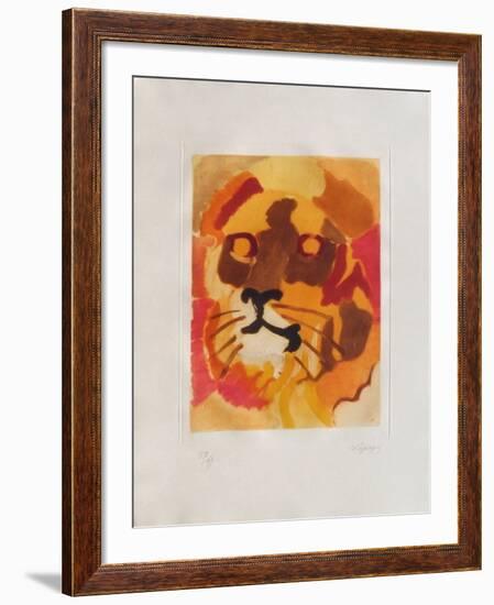 PS - Le lion I-Charles Lapicque-Framed Limited Edition