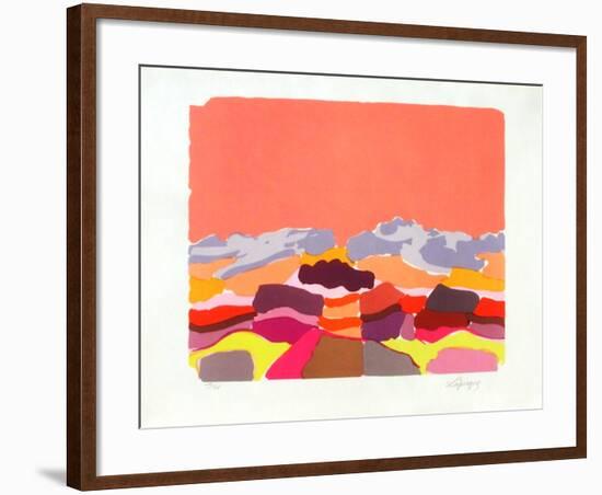 PS - Le Sahara II-Charles Lapicque-Framed Limited Edition