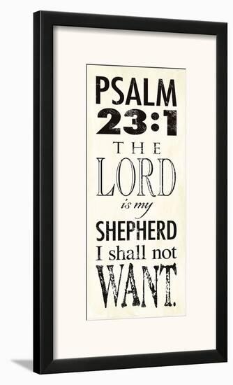 Psalm 23:1-Stephanie Marrott-Framed Art Print