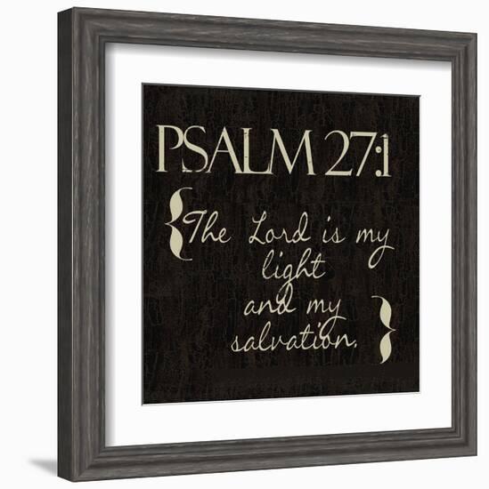 Psalm 27-1-Taylor Greene-Framed Art Print