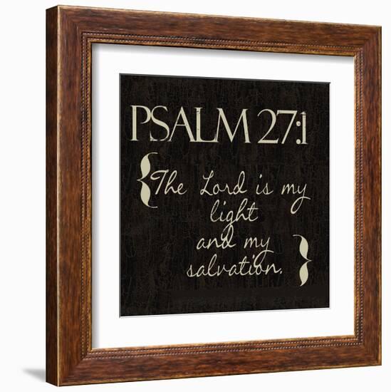 Psalm 27-1-Taylor Greene-Framed Art Print