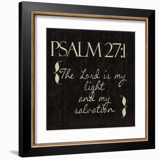 Psalm 27-1-Taylor Greene-Framed Art Print