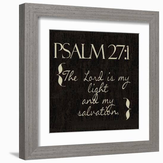 Psalm 27-1-Taylor Greene-Framed Art Print