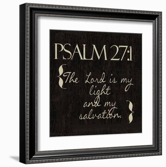 Psalm 27-1-Taylor Greene-Framed Art Print