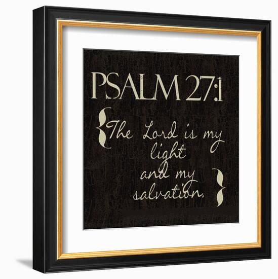 Psalm 27-1-Taylor Greene-Framed Art Print