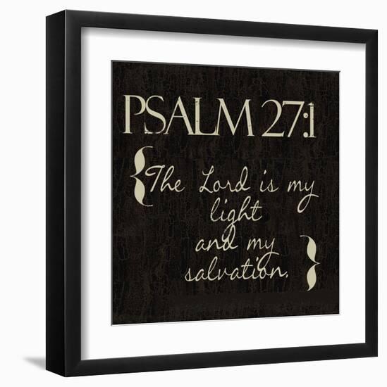 Psalm 27-1-Taylor Greene-Framed Art Print